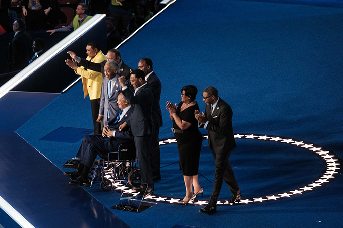 President & CEO Melanie Campbell, gave remarks on the main stage at the 2024 Democratic National Convention. She also joined civil rights leaders in honoring reverend Jesse Jackson. 